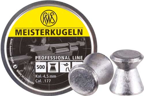 2315030_1.jpg RWS PELLETS 177 MEISTERKUGELN - 8.2 GRAINS PRO-LINE 500-PACK - Image 1