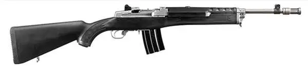 26128-14254042.webp RUGER MINI-14 TACTICAL 5.56/223 RIFLE 16.1" T.B. STAINLESS/BLACK SYNTHETIC FIXED STOCK 1-20RD MAG - Image 1