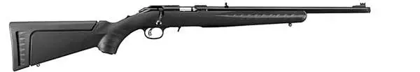 28731-14254093.webp RUGER AMER RIMFIRE STND 22WMR RFL BLK SYNTH 18" - Image 1