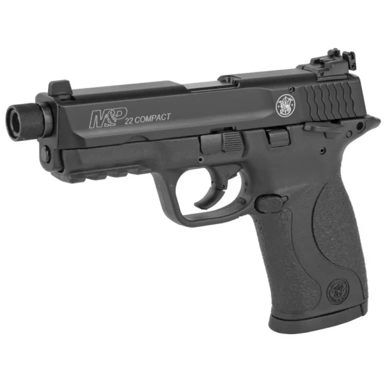 SMITH & WESSON M&P22 CMPCT 22LR 3.6" PSTL BLK THRDD 10RD