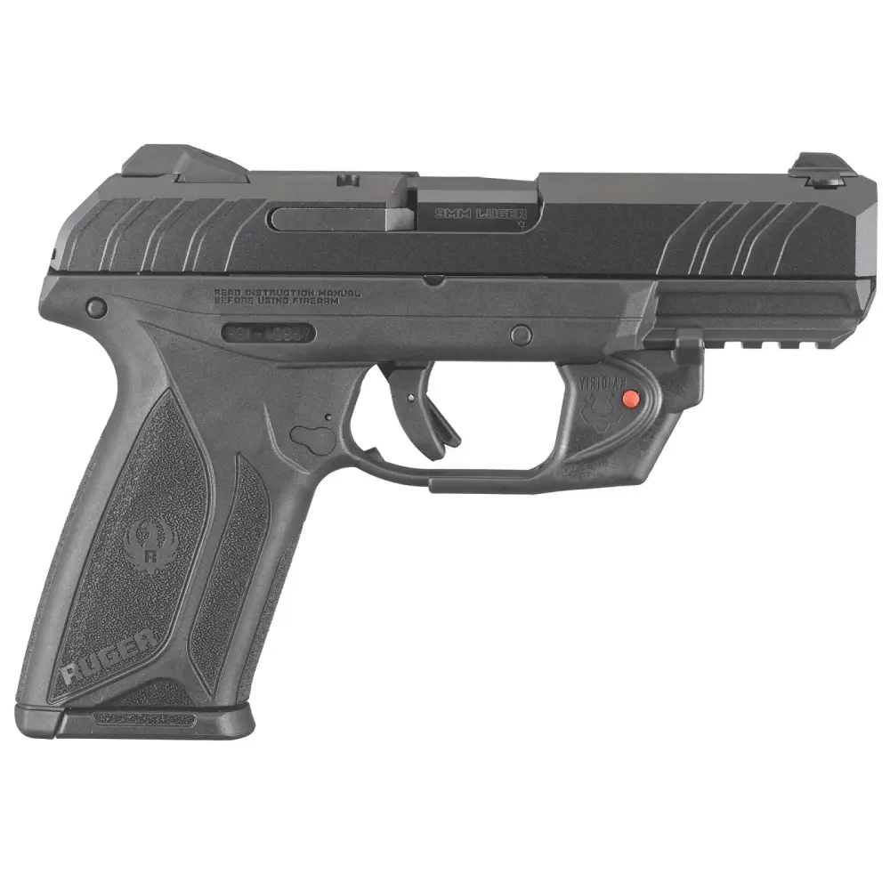 35243-14159780.webp RUGER SECURITY-9MM 4" PISTOL BLK/BLK 15+1 W/VIR LSR MS - Image 1