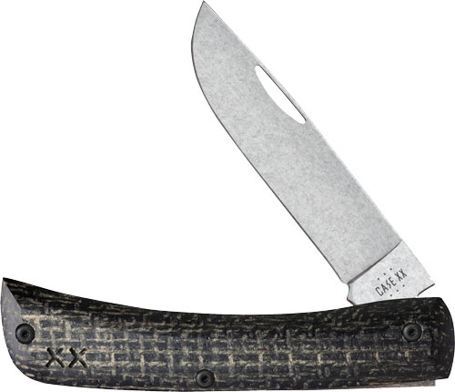 66382C_1.jpg CASE KNIVES CROSSROADS SERIES - BLACK BURLAP LAM SOD BUSTER JR - Image 1