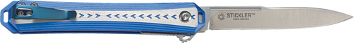 6710_BACK.jpg CRKT STICKLER 3.38" FOLDER - ASSISTED SS/BLUE HANDLE - Image 1