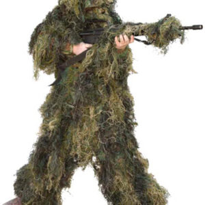 RED ROCK 5 PIECE GHILLIE SUIT - WOODLAND YOUTH MEDIUM