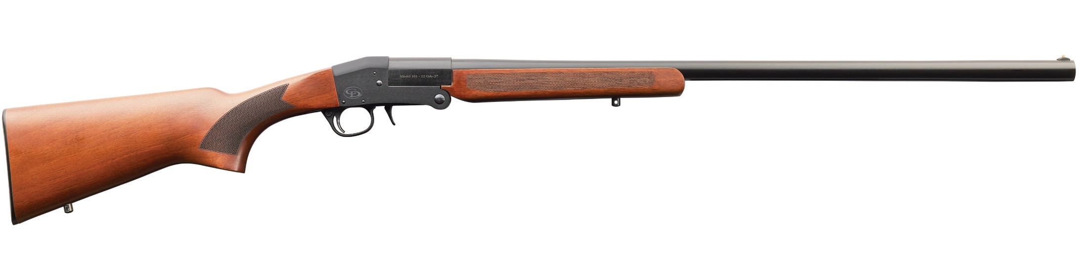 930383d3bc.jpg CHARLES DALY 101 SINGLE SHOT 28/26 BL/WD 3" - Image 1