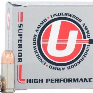 UNDERWOOD 9MM LUGER +P 115GR - JHP 20RD 10BX/CS