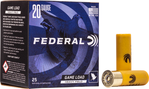 AH2028.jpg FEDERAL GAME LOAD 20GA 2.75" - 1OZ #8 250RD CASE LOT - Image 1