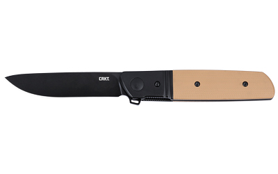 CRK5720B_1.jpg CRKT BAMBOOZLED 3.34" PLAIN BROWN - Image 1