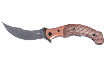 CRK7465_1.jpg CRKT RITUAL COMPACT BROWN 3.05" PLN - Image 1