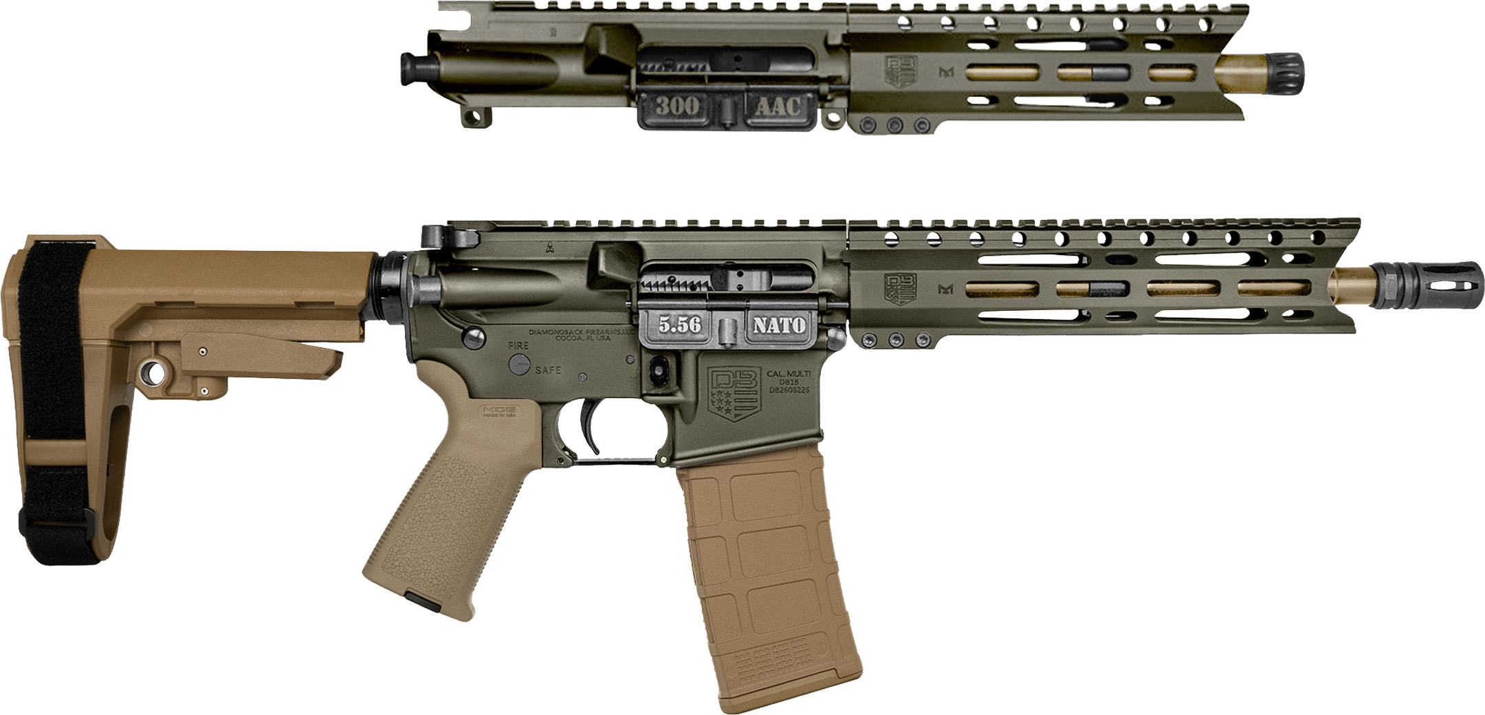 DB196AK191.jpg DBF DB15PC 5.56 W/300B FDE DE - Image 1