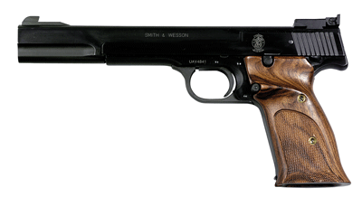 G130512.gif S&W 41 22LR 7" AS - 10SH-ATS-TS-DT BLUED WOOD - Image 1