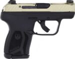 RUGER LCP MAX 380ACP FRONT - NIGHT SGT CHAMPAGNE PVD SLIDE