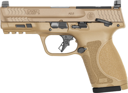 G14100.jpg S&W M&P9 M2.0 COMPACT 9MM 4" - 10-SH OPTICS READY SAFETY FDE - Image 1