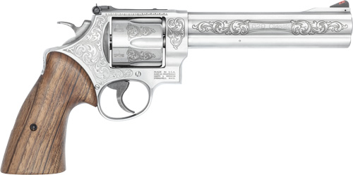 G14784_1.jpg S&W 629 ENGRAVED 44 MAG 6.5" - 6-SHOT WALNUT GRIPS SS - Image 1