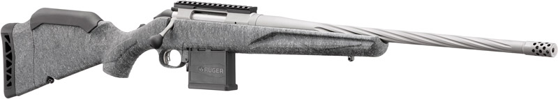G46908_ANGLE.jpg RUGER AMERICAN GENII 204 RUGER - 20" GRAY GRAY SPLATER SYN - Image 1