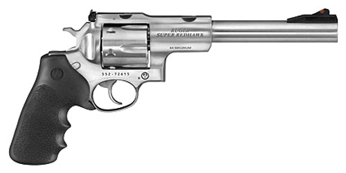 G5501.jpg RUGER SUPER REDHAWK 44MAGNUM - 7.5" AS STAINLESS HOGUE TAMER - Image 1