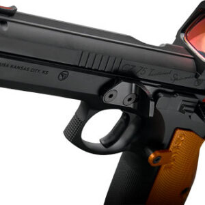 CZ CUSTOM TS ORANGE CUSTOM 9MM - 5.2" 19RD BLACK HOLOSUN COMP