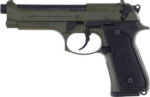BERETTA 92FS 9MM 4.9" 15RD - OD GREEN