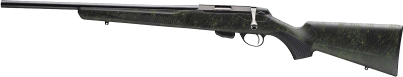 GJRT1XRT409_1.jpg TIKKA T1X LEFT HAND 17HMR 20" - THREADED BLUED/ROUGHTECH EMRLD - Image 1