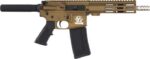 GLFA AR15 PISTOL 223 WYLDE - 7.5" STAINLESS BBL BRONZE