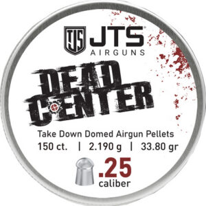 JTS PELLETS DEAD CENTER 25 CAL - DOMED 33.80 GR 150CT
