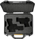 PELICAN PRECUT VAULT FOR 2 - GUNS AND MAGS UNIVERSAL BLACK