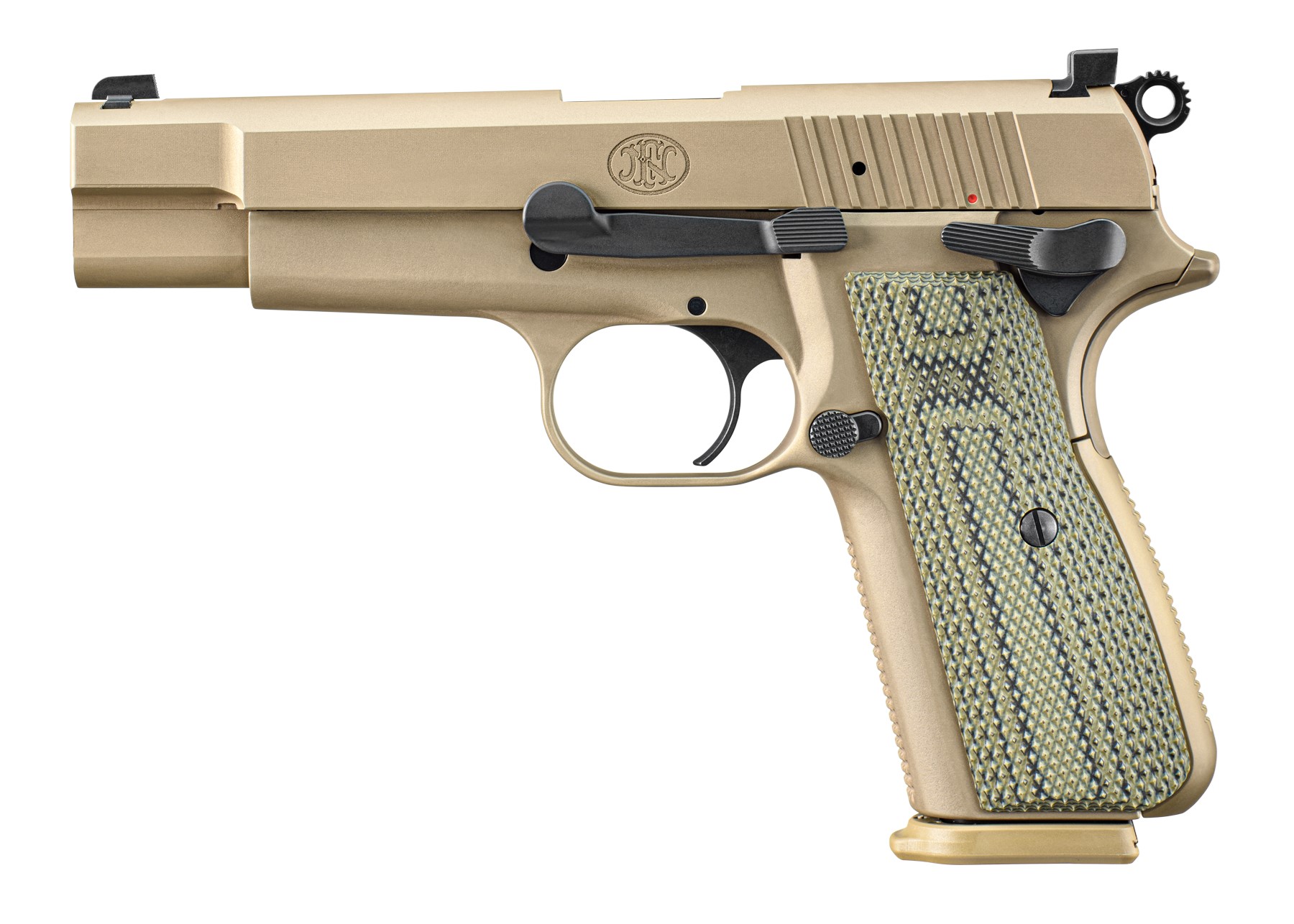 fnhi2d6a.jpg FN HIGH POWER 9MM FDE/OD 10+1 # - Image 1