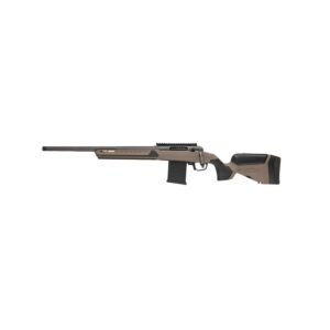 Savage 110 Core Tactical Left Hand Rifle 6.5 Creedmoor 10rd Magazine 24" Platinum Cerakoted Fluted Threaded Barrel Tan Stock