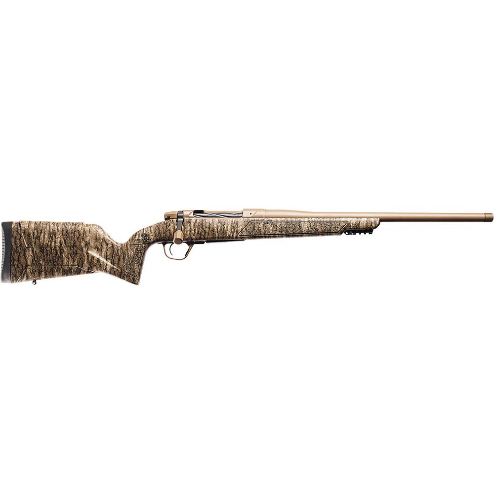 https3A2F2Fmedia.chattanoogashooting.com2Fimages2Fproduct2FCQ80115058012FCQ80115058012.jpg Christensen Evoke Rifle 22 Creedmoor 4rd Magazine 20" FDE Cerakote Barrel Mossy Oak Polymer Stock - Image 1