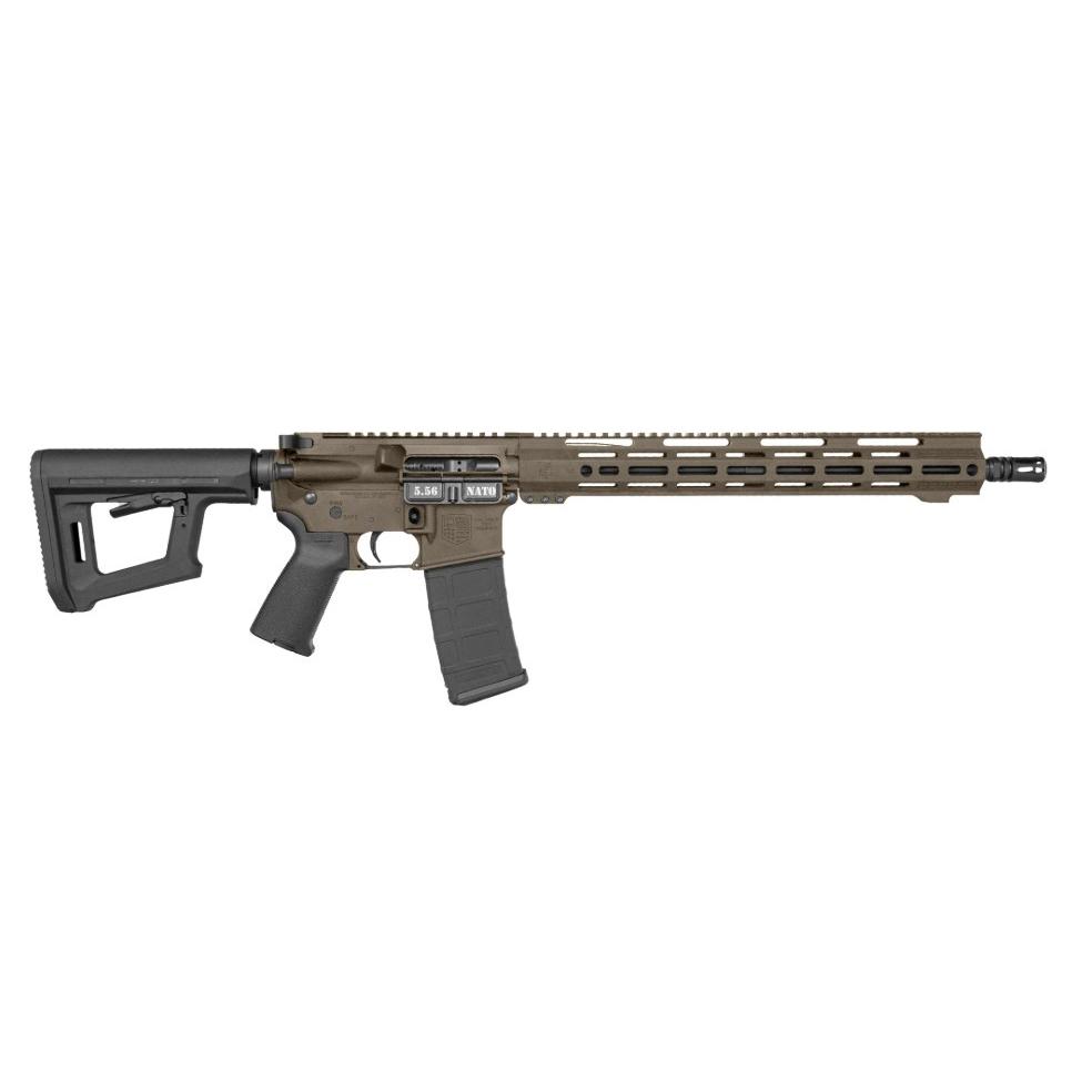 https3A2F2Fmedia.chattanoogashooting.com2Fimages2Fproduct2FDB1718K0712FDB1718K071.jpg Diamondback Carbon DB15 Rifle 5.56mm 30rd Magazine(1) 16" Barrel M-LOK Rail Midnight Bronze - Image 1