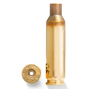 Alpha Munitions Ultra Premium Unprimed Brass Cartridge Cases .25 Creedmoor SRP Small Rifle Primer Brass 100/ct