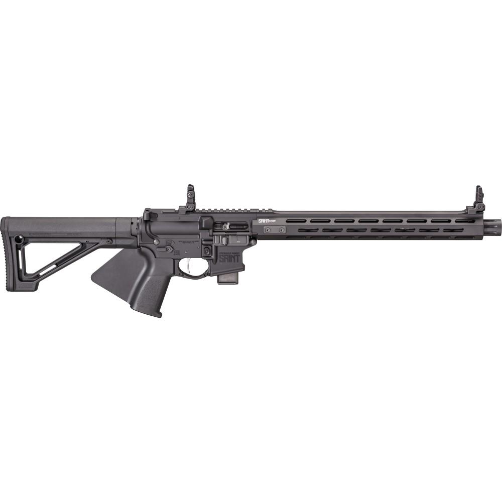 https3A2F2Fmedia.chattanoogashooting.com2Fimages2Fproduct2FFKSTV91609BCA2FFKSTV91609BCA-1.jpg Springfield Armory Saint Victor Carbine Rifle 9mm Luger 10rd Magazine 16" Barrel Black CA Compliant - Image 1
