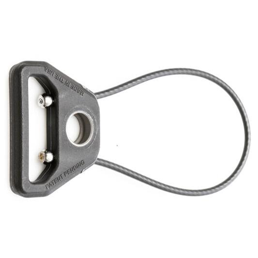 https3A2F2Fmedia.chattanoogashooting.com2Fimages2Fproduct2FGKUWLPBP275B2FGKUWLPBP275B-1.jpg Blue Force Gear Molded Universal Wire Loop Sling Attachment Push Button 2.75" Black - Image 1