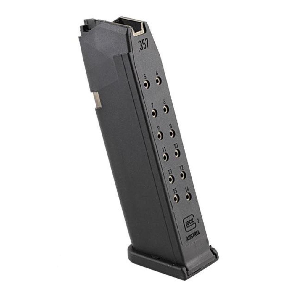https3A2F2Fmedia.chattanoogashooting.com2Fimages2Fproduct2FGL16492FGL1649.jpg Glock Factory Handgun Magazine Black for Glock Model 31 .357 Sig 10/rd Bulk - Image 1