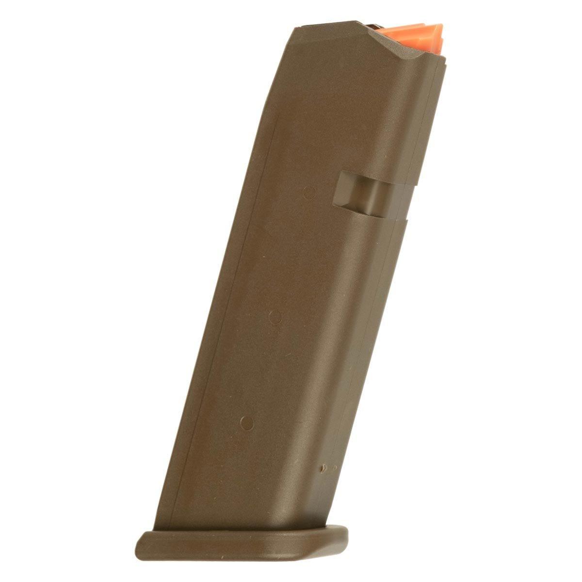 https3A2F2Fmedia.chattanoogashooting.com2Fimages2Fproduct2FGL473542FGL47354.jpg Glock G17 Factory Handgun Magazine FDE 9mm 17/rds Bulk - Image 1