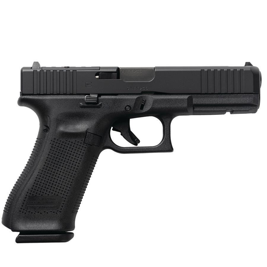 Glock V-Series Model 17 Handgun 9mm Luger 17rd Magazines (3) 4.5" Barrel RMR Black Cerakote Austria - Image 1