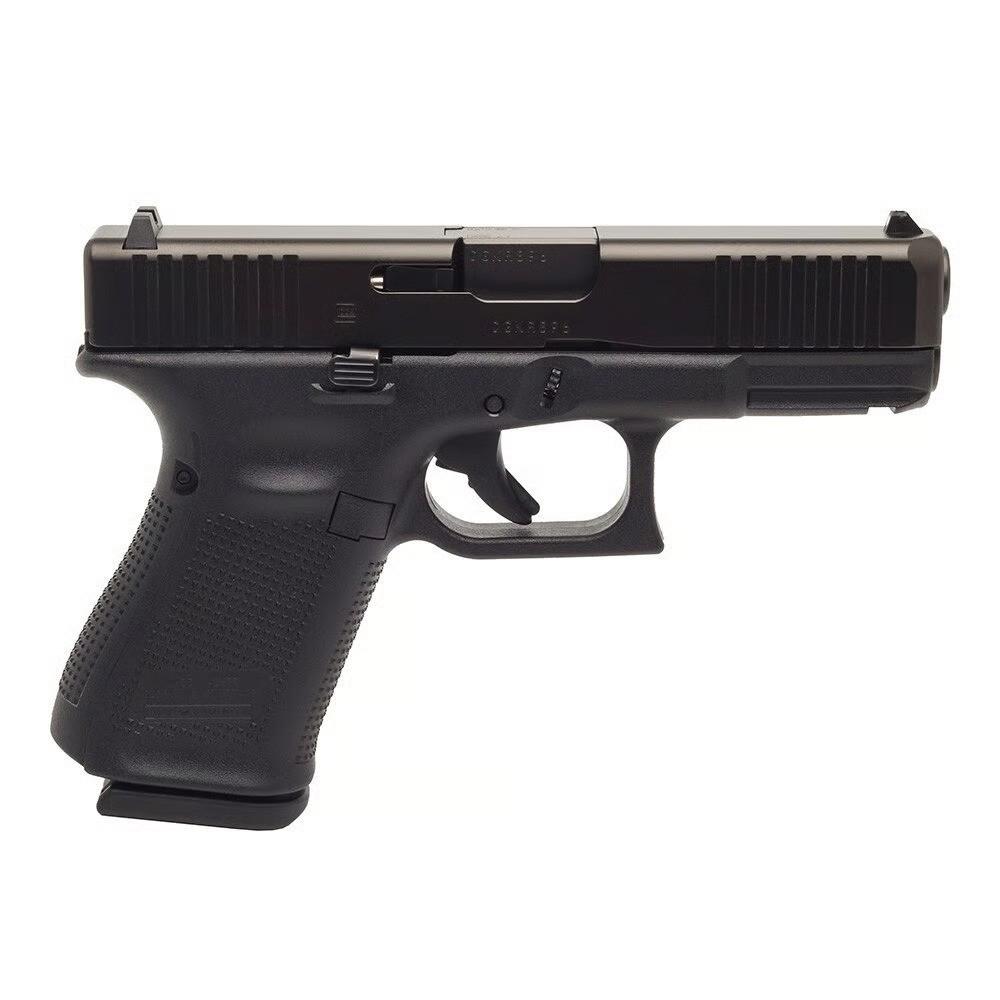 https3A2F2Fmedia.chattanoogashooting.com2Fimages2Fproduct2FGLPV19502012FGLPV1950201-1.jpg Glock V-Series Model 19 Handgun 9mm Luger 10rd Magazines (3) 4.02" Barrel Black Austria - Image 1