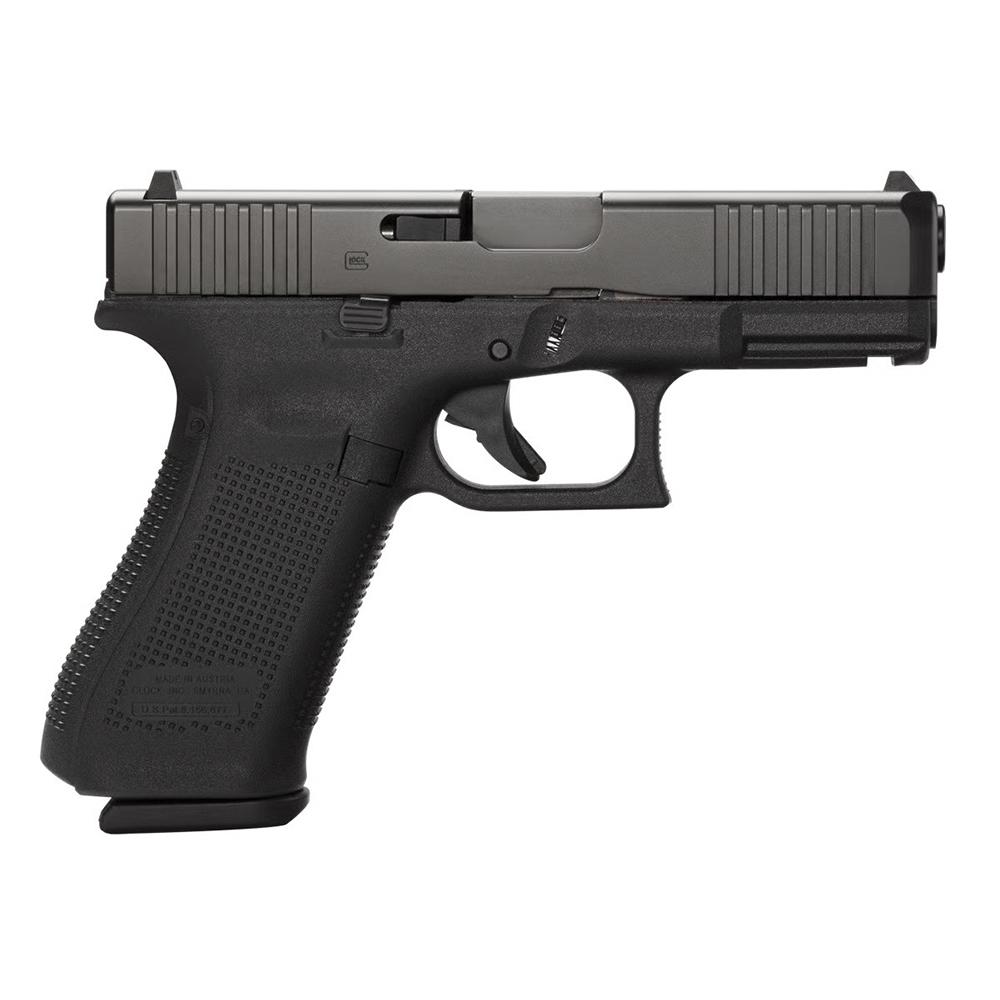 https3A2F2Fmedia.chattanoogashooting.com2Fimages2Fproduct2FGLPV45502032FGLPV4550203-1.jpg Glock V-Series Model 45 Handgun 9mm Luger 17rd Magazines (3) 3.7" Barrel Black Austria - Image 1