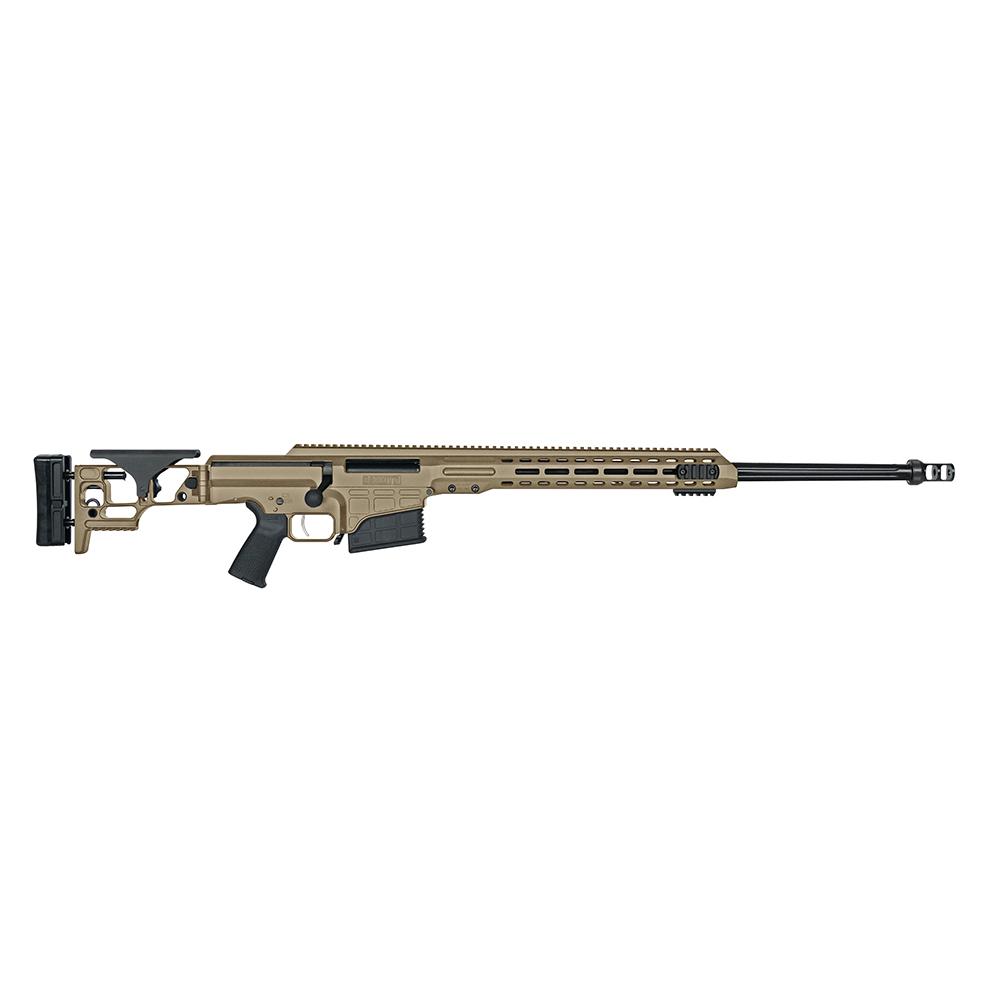 https3A2F2Fmedia.chattanoogashooting.com2Fimages2Fproduct2FGX184822FGX18482.jpg Barrett MRAD Folding Stock Rifle .338 Norma Magnum 10rd Magazine(2) 26'' Fluted Barrel FDE Finish - Image 1