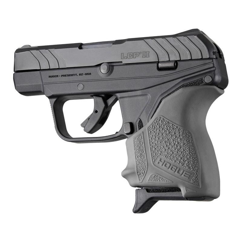 https3A2F2Fmedia.chattanoogashooting.com2Fimages2Fproduct2FHA181222FHA18122-1.jpg Hogue HandAll Beavertail Handgun Grip Sleeve for Ruger LCP II Slate Grey - Image 1