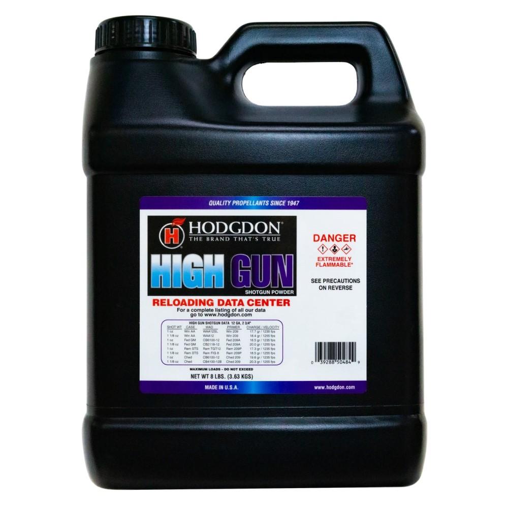 https3A2F2Fmedia.chattanoogashooting.com2Fimages2Fproduct2FHDHG82FHDHG8_1.jpg Hodgdon High Gun Shotgun/Pistol Powder - 8lbs - Image 1