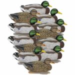 Higdon Legacy Mag Mallard Flocked Head Duck Decoys 6/ct