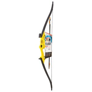 Bear Archery Traditional Youth Bow Flash 18lb Ambidextrous Yellow