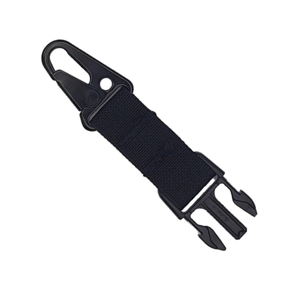 https3A2F2Fmedia.chattanoogashooting.com2Fimages2Fproduct2FINT6095BK2FINT6095BK-1.jpg TacShield Sling Attachment Side Release Buckle Attachment for HK Snap Hook Black - Image 1