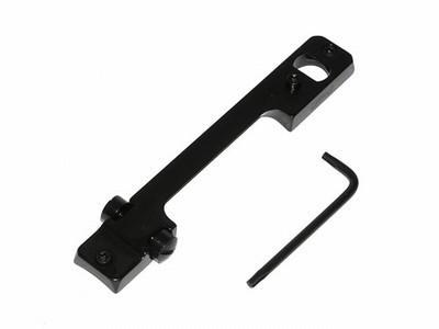 https3A2F2Fmedia.chattanoogashooting.com2Fimages2Fproduct2FLU557212FLU55721.jpg Leupold 1-Piece STD Steel Base - Savage 10 SA Round Rear Receiver RH Gloss Black - Image 1