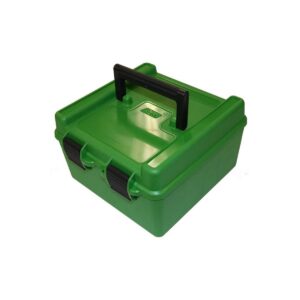 MTM Deluxe R-100 MAG Series Rifle Ammo Box 100 Rounds Green