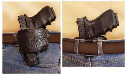 https3A2F2Fmedia.chattanoogashooting.com2Fimages2Fproduct2FPP036BLK2FPP036BLK.jpg PeaceKeeper Belt Slide Holster Small/Medium Black - Image 1