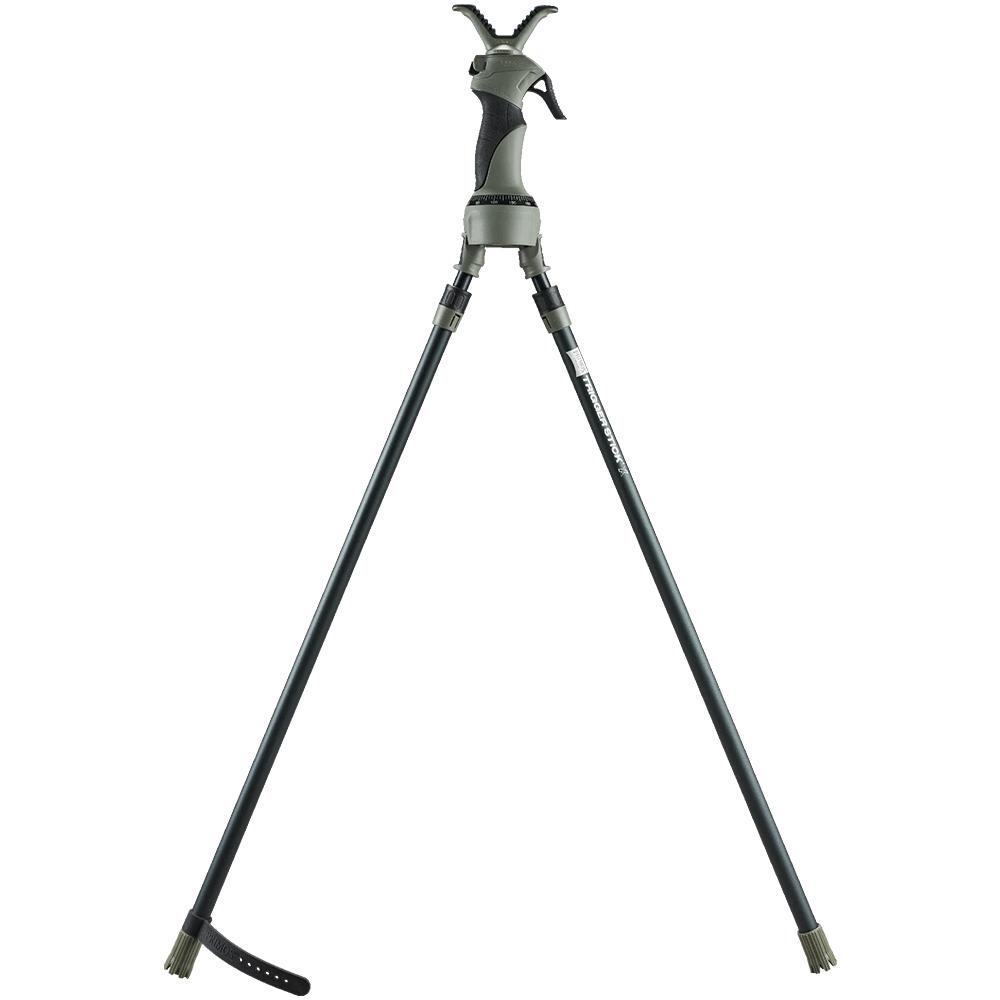 https3A2F2Fmedia.chattanoogashooting.com2Fimages2Fproduct2FPY642022FPY64202-1.jpg Primos Trigger Stick X Bipod Camo 41" - 66" Clam - Image 1