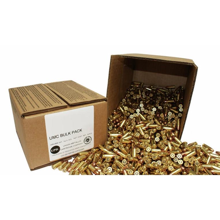 https3A2F2Fmedia.chattanoogashooting.com2Fimages2Fproduct2FRT236452FRT23645-1.jpg Remington UMC Handgun Ammunition 9mm Luger 115 gr FMJ 1145 fps 1000/ct (Bulk) - Image 1