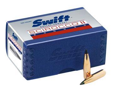 https3A2F2Fmedia.chattanoogashooting.com2Fimages2Fproduct2FSB821802FSB82180.jpg Swift Scirocco II Bullets .30 cal .308" 180 gr BTS 100/ct - Image 1